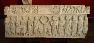 Sarcophagus met de Anastasis